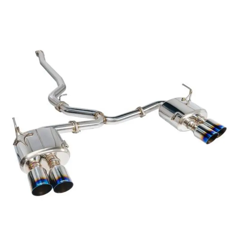 Remark Quad-Tip Cat-Back Exhaust System For 2015+ Subaru Wrx & Sti – 4-Inch Titanium Stainless, Non-Resonated 1