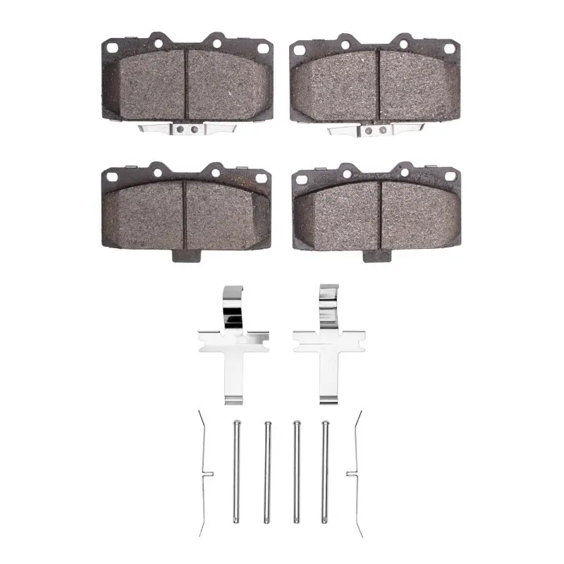R1 Front Semi-Metallic Brake Pad & Hardware Kit – 2006–2007 Subaru Impreza 1