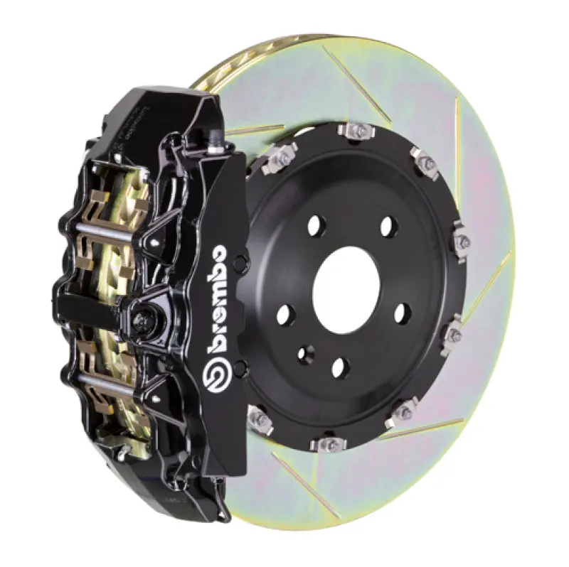 Brembo Gt Big Brake Kit – Front, 6-Piston Calipers With Slotted 380X34Mm Two-Piece Rotors For 2005–2011 Audi A6 3.0T/4.2L 1