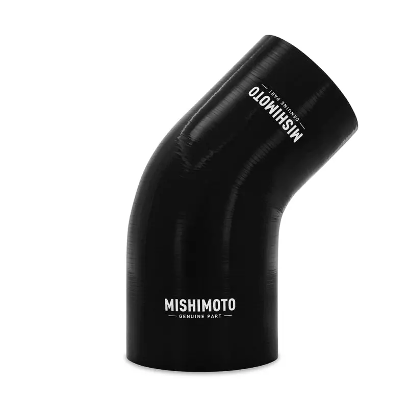 Mishimoto 45-Degree Silicone Reducer Coupler – 3.5-Inch To 4-Inch, Black 1