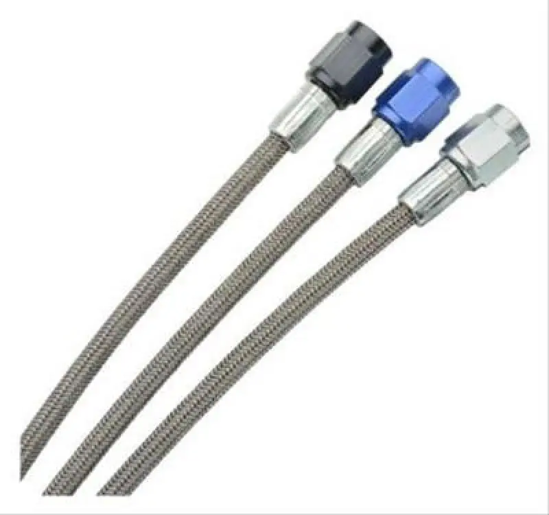 Fragola -2An Stainless Steel Brake Line – 26 Inches, Includes -3An Blue Aluminum Nuts 1