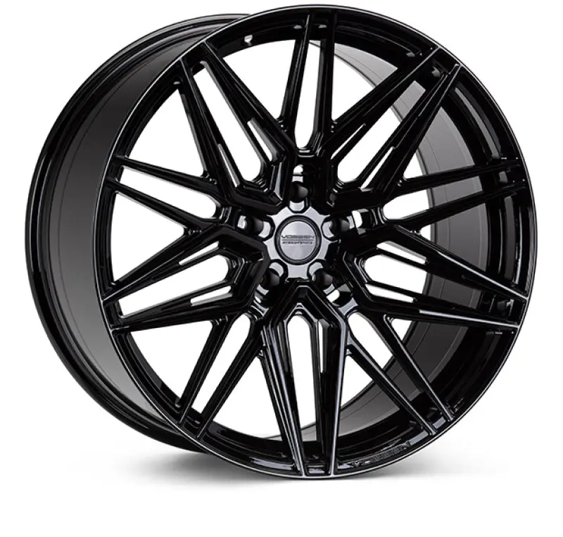 Vossen Hf-7 Gloss Black Forged Wheel – 22X10.5, 5X127, Et35, Deep Face, 71.5Mm Bore 1